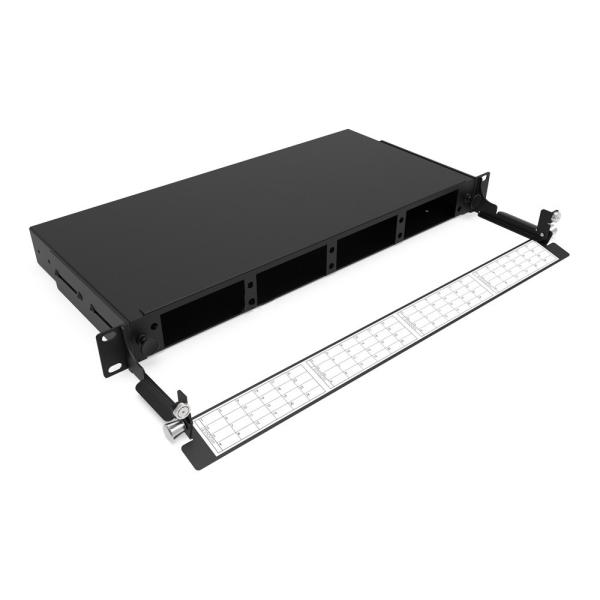 Rongbang RBTX-MP4PP03 1U 19" 4 Slots HD Modular Sliding Panel 48 SC 96 LC Interface for Data Center Enterprise Network