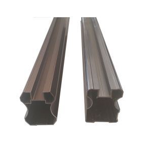 Polished 6063 T5 6m Side Frame Wardrobe Aluminium Profile