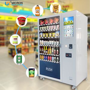 Intelligent Backend System Card Reader Snack Food Vending Machine With
