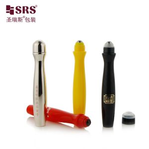 SRS8447-15ML Injection And Blowing Customize Color Glossy Waist Shape PETG