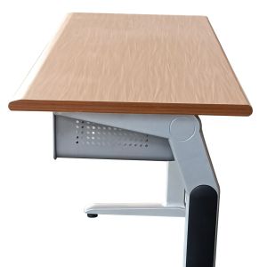 Aluminum Alloy Two Student Desks Beech University Desk And Chair