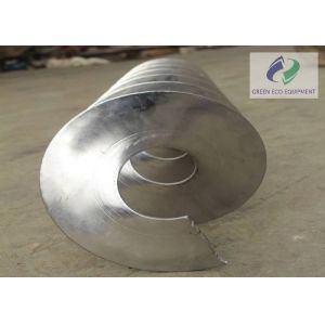 Wood Chips Flexible Screw Feeder , Shaftless Screw Auger Conveyor