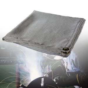 Fiberglass Welding Blanket Fireproof 550C Heat Resistant Grey
