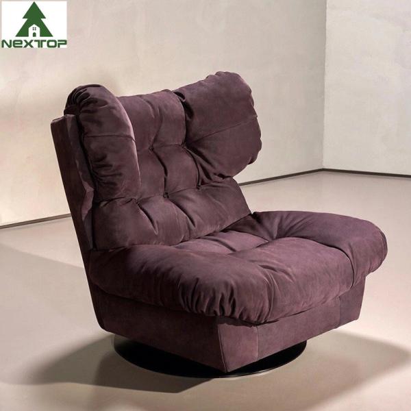 OEM Light Luxury Single Chair Living Room Creative Rotating Leisure Sofa Chair
