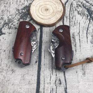 Small Folding Pocket Survival Camping Knife CNC Assembly