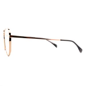 FM2582 Lightweight Round Metal Glasses Frame , Customized Optical Spectacle