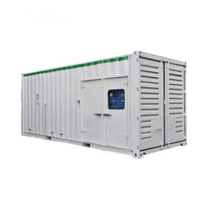 water cooled 3phase CE 50hz 1500rpm 300kw container type natural gas generator