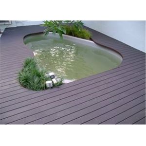 Wood Plastic Composite Flooring Board For Building & Scenic Spot