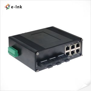 Industrial 6-Port 10/100T 802.3af/at PoE + 3-Port 100BASE-FX Ethernet Switch
