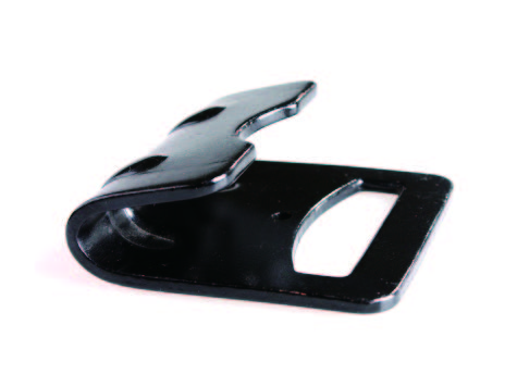 5T Black Ratchet Tie Down Straps , 2 Inch Flat Hook Ratchet Straps