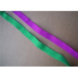 Small Polyester Elastic Binding Tape / Knit Binding Tape Durable