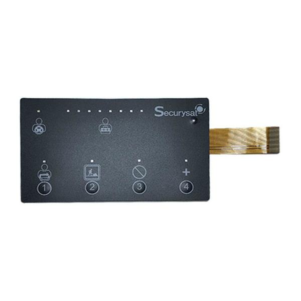 Customized Design OEM Membrane Switch Graphic Panel Overlay with Embossing Key