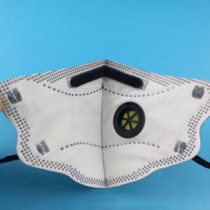 Non Woven Butterfly Foldable Face Mask Dustproof KN95 Disposable 5 Layers