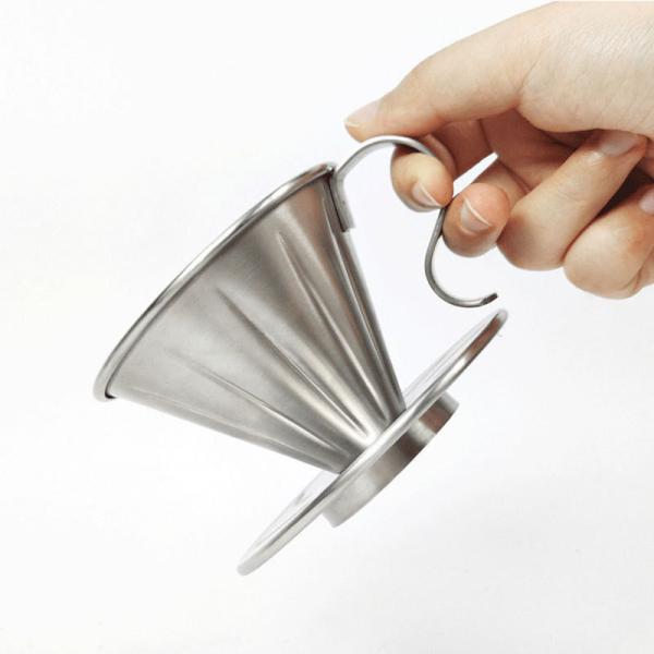 Unbreakable Stainless Steel Coffee Filter Baskets for Home and Foam Milk