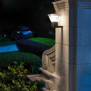Exterior Modern Waterproof Solar Wall Light Hotel Garden Led Ip65 Solar Wall