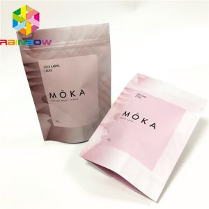 High Quality Biodegradable Smell Proof Matte Black Plastic Packaging Bags