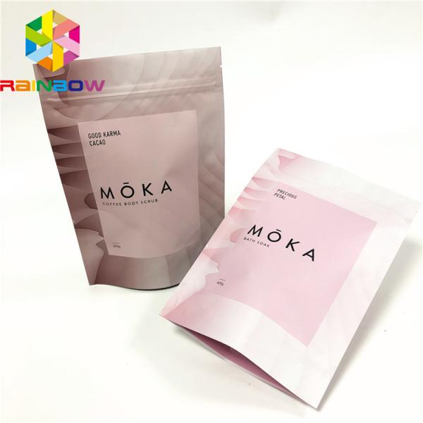 Buy High Quality Biodegradable Smell Proof Matte Black  Plastic Packaging Bags at wholesale prices