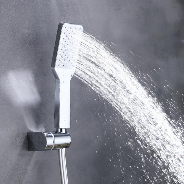 Buy High Quality Chrome Square Self-Clean Handheld  Shower at wholesale prices