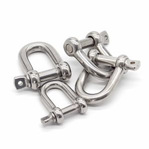Heavy Duty Stainless Steel D Shackle European Style Stainless D Ring Shackle