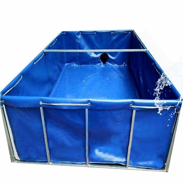 Easy Assemble PVC Tarpaulin Fabric , Fish Tank Agricultural Usage Large