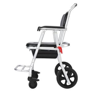 Mobility Toilet Chair Pregnant Women Aluminum Alloy Wheeled Commode Chair