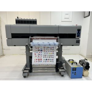 Automatic 24 Inch UV DTF Printer Roll To Roll Sticker Printing