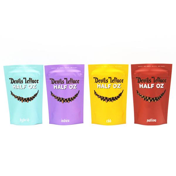 Buy Digital Printing Frosted Aluminum Foil Mylar Bag weed / Energy Bar Zipper Mylar Bag at wholesale prices