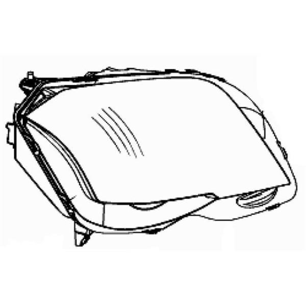 Buy 2048208959 Headlight for MERCEDES-BENZ GLK-CLASS (X204) at wholesale prices