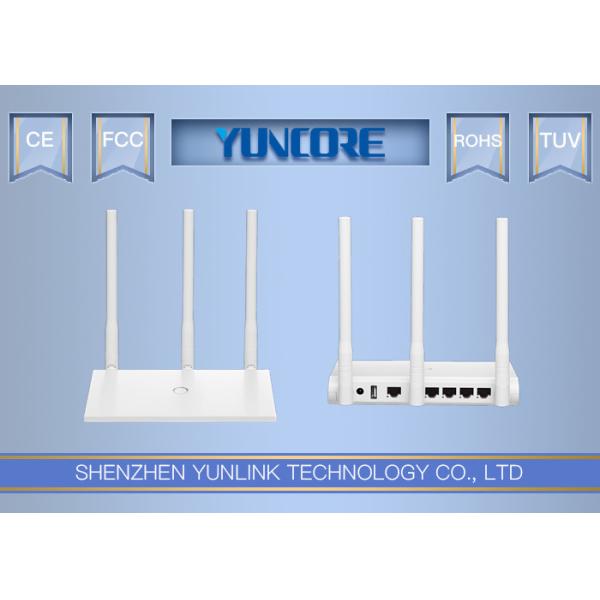300Mbps 5dBi 11n Wireless Router , High Gain MIMO Antenna 2T2R 802.11 Wifi