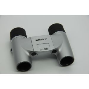 Portable 6X18 Roof Prism Binoculars DCF Prime Lens KW1 8° Angular Field Of View
