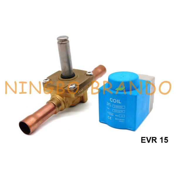 Buy HVAC Liquid Line Solenoid Valve Danfoss Type EVR 15 NC 5/8'' 032L1228 at wholesale prices