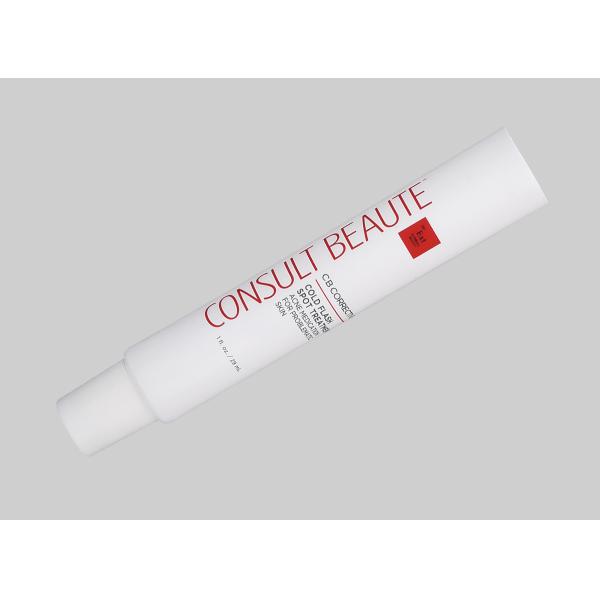 D22mm 10-30ml Custom Cosmetic Tubes Empty Custom Eye Cream Gel With Massage Stainless Steel Ball