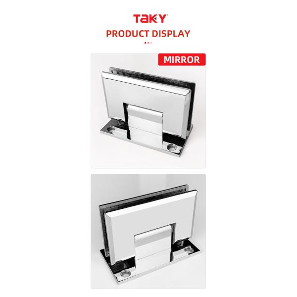 Modern Design Style Glass Door Pivot Hinge 90 Degree Opening with Chuangyiyuan Metal