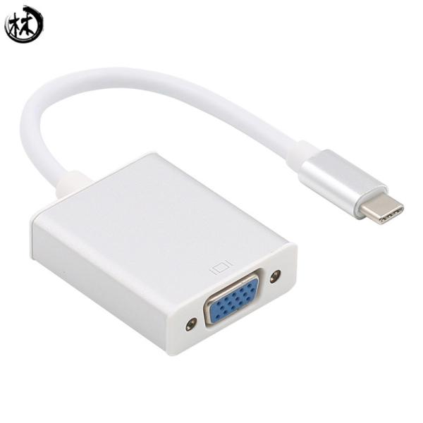Buy Kico USB 3.1 Type C To VGA Converter  Type-C To HDTV  Adapter Cable Male To Female Full HD 1080P for Macbook at wholesale prices