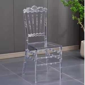 China Contemporary Stackable Chiavari Chairs PC Plastic Crystal Chiavari Chairs on sale