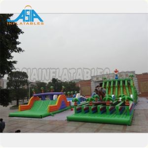 Waterproof Inflatable Amusement Park / Giant Inflatable Obstacle Course