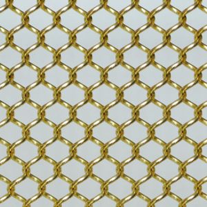 Window Location Metal Coil Drapery Anodized With 7x7 Rope Construct