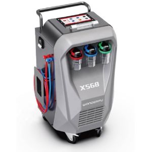3/8HP Compressor X568 Car AC Recovery Machine With Flushing Function And Built