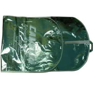 OEM Canmel Shining Silver Nonwoven Fabric Dress Bags, Suit Garment Bag