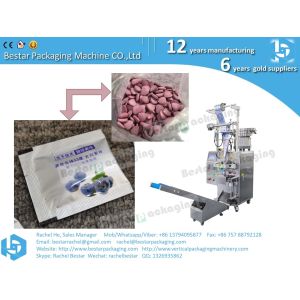 Capsules counting packaging machine for four side sealing sachet