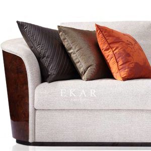 Modern Leather Furniture Best Living Room Quality Sofa W006SF3B