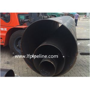black spiral welded mild steel pipe