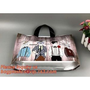 biodegradable plastic shopping carry out bag soft loop plastic carry bag cheap