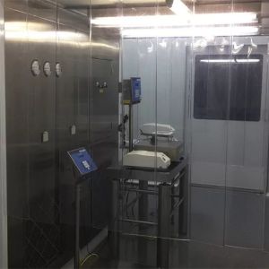 Stainless Steel Sampling Dispensing GMP Cleanroom Booth In Pharma
