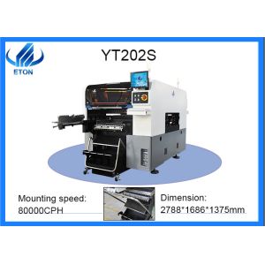 80000 CPH SMT chip mounter Placement Machine For DOB Bulb 0201 - 40x40mm Package