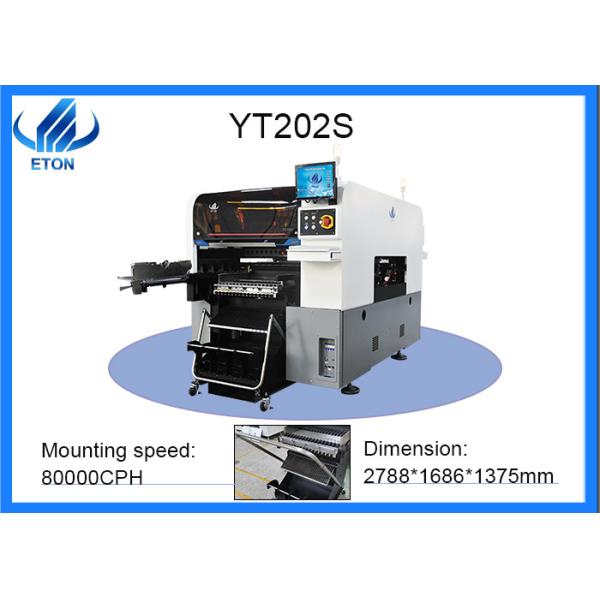 80000 CPH SMT chip mounter Placement Machine For DOB Bulb 0201 - 40x40mm Package