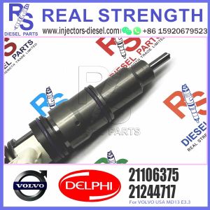 4 PINS Fuel Common Rail Injector 21106375 for V-O-L-V MD13 US07 with 10 MM BORE