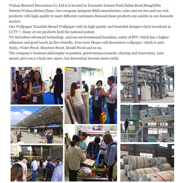 Luxury PVC Removable Wall Stickers Decor Peel Stick 0.07mm Flower Wall Stickers