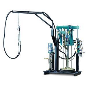Horizontal Two-pump Sealant Sealing Machine 4L/min Air Pressure for Insulated Glass Hollow Glass Processing