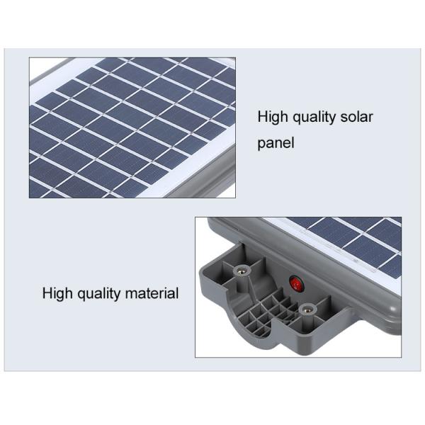 2000-2200lm Luminous Flux Solar LED Street Lights 20W Ra>85 Outdoor